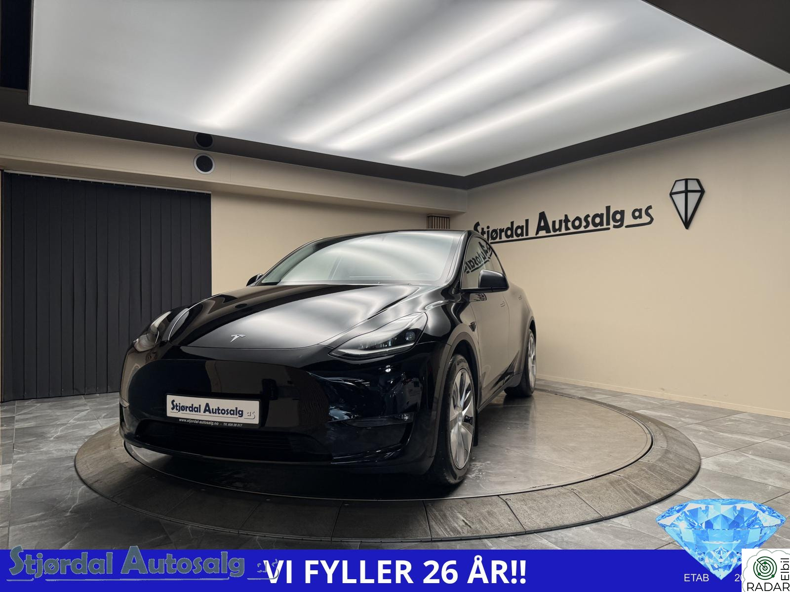 TESLA Model Y LR/Berlin/Krok/Skinn/AP/Premium/ACC/Lav-km/Norsk 1 eier