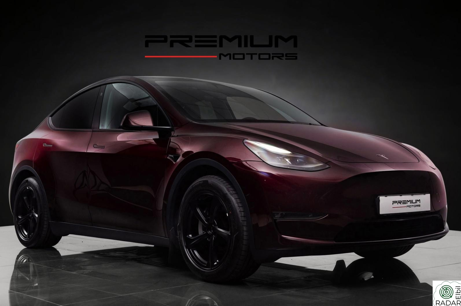 TESLA Model Y Long Range AWD,Cherry Red,Juniper Felger,HFeste,1Eier