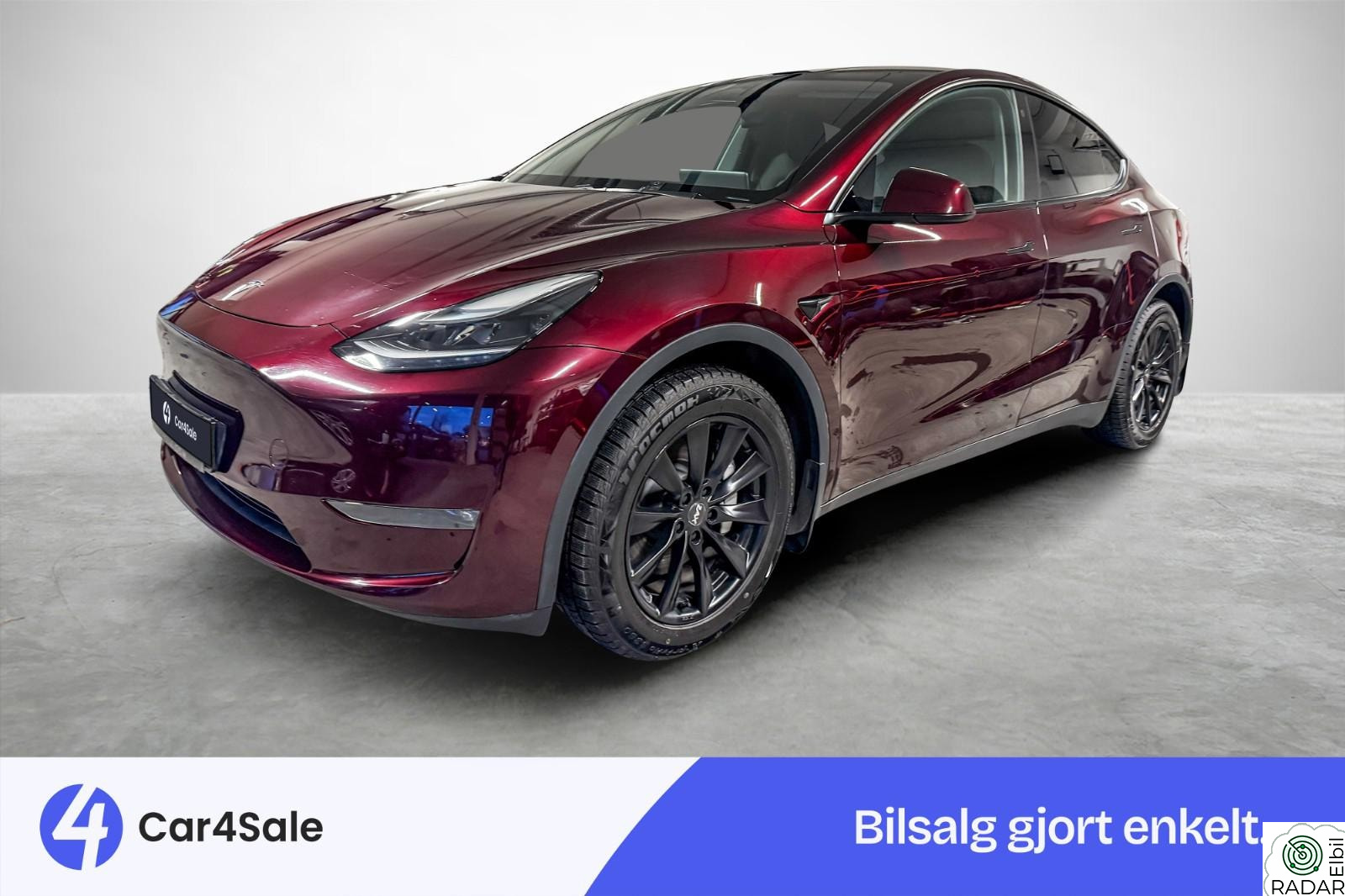 TESLA Model Y LR AWD 533km / AP / Krok / Premium/ 1-eier/ S+V/ Cherry