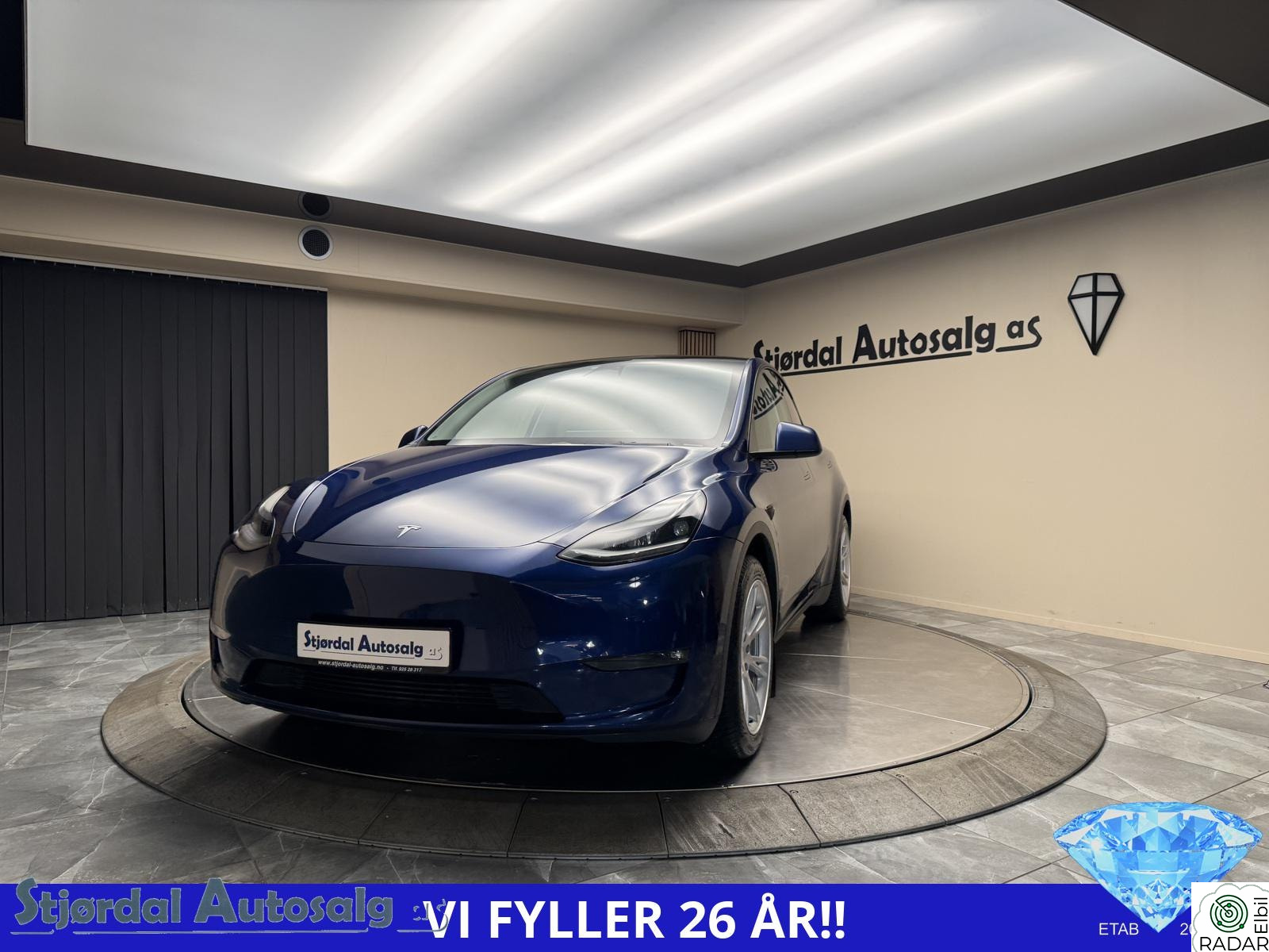 TESLA Model Y LR/Berlin/Krok/Skinn/AP/Premium/ACC/Norsk/1eier/Garanti