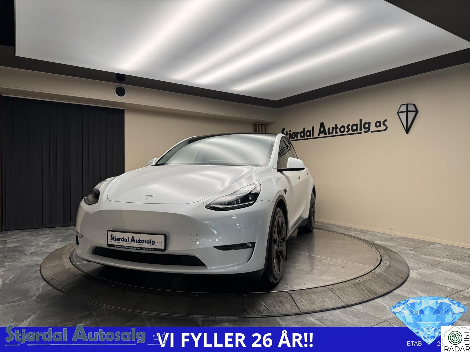 TESLA Model Y LR/Berlin/Krok/Skinn/AP/Premium/ACC/Norsk/1eier/Lav-km
