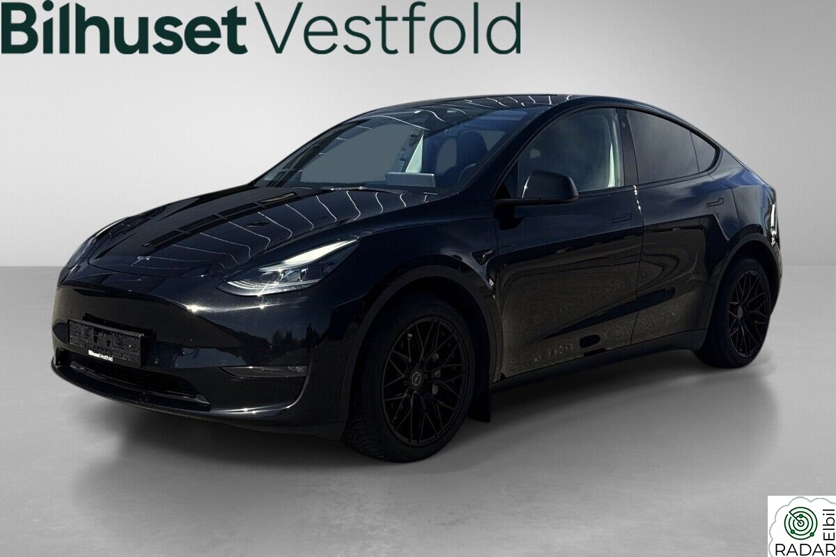 TESLA Model Y Longrange, 514hk AWD, 533km rekkevidde, LEKRE felger
