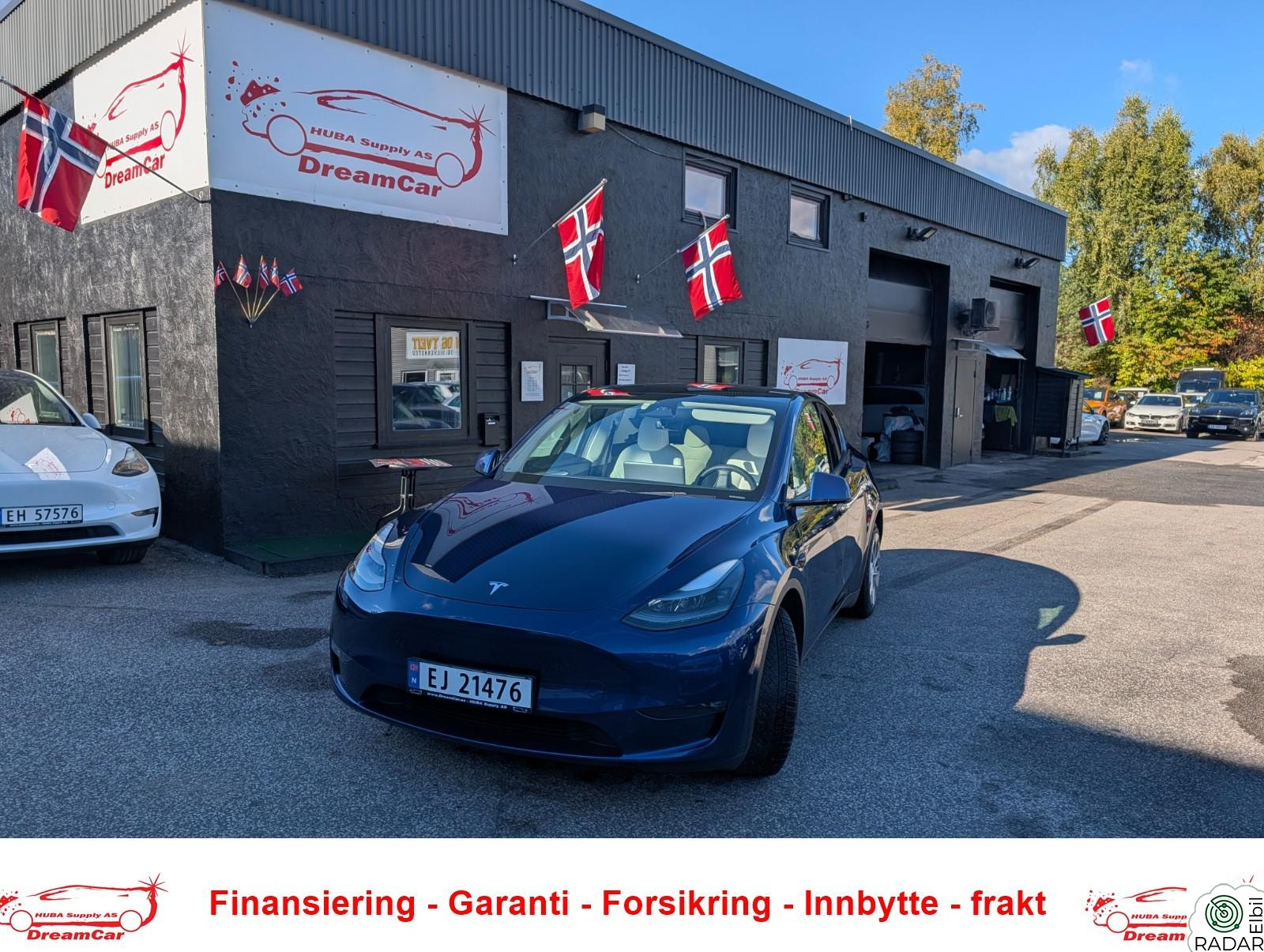 TESLA Model Y Long Range AWD*514 HK*533 KM WLTP*EU til 06.2026