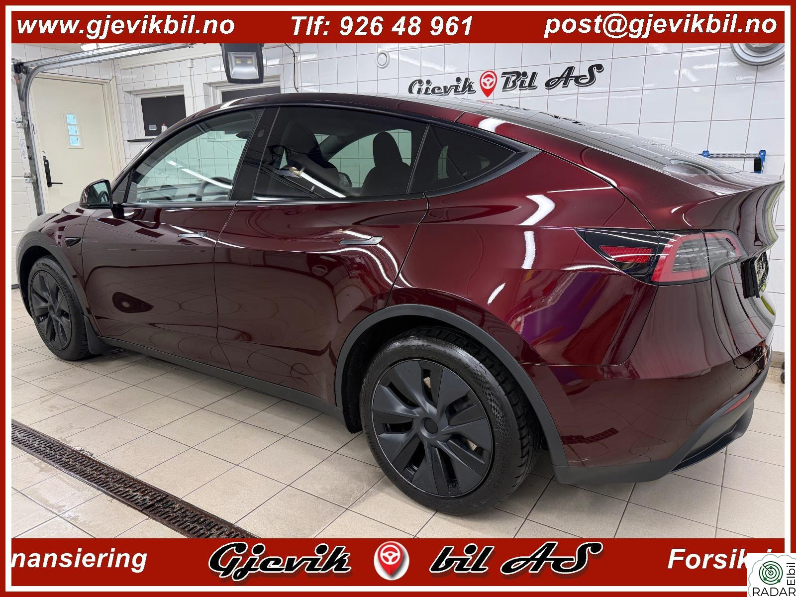 TESLA Model Y 4X4 Premium, 7 Seter. Meget pen og velholdt bil.