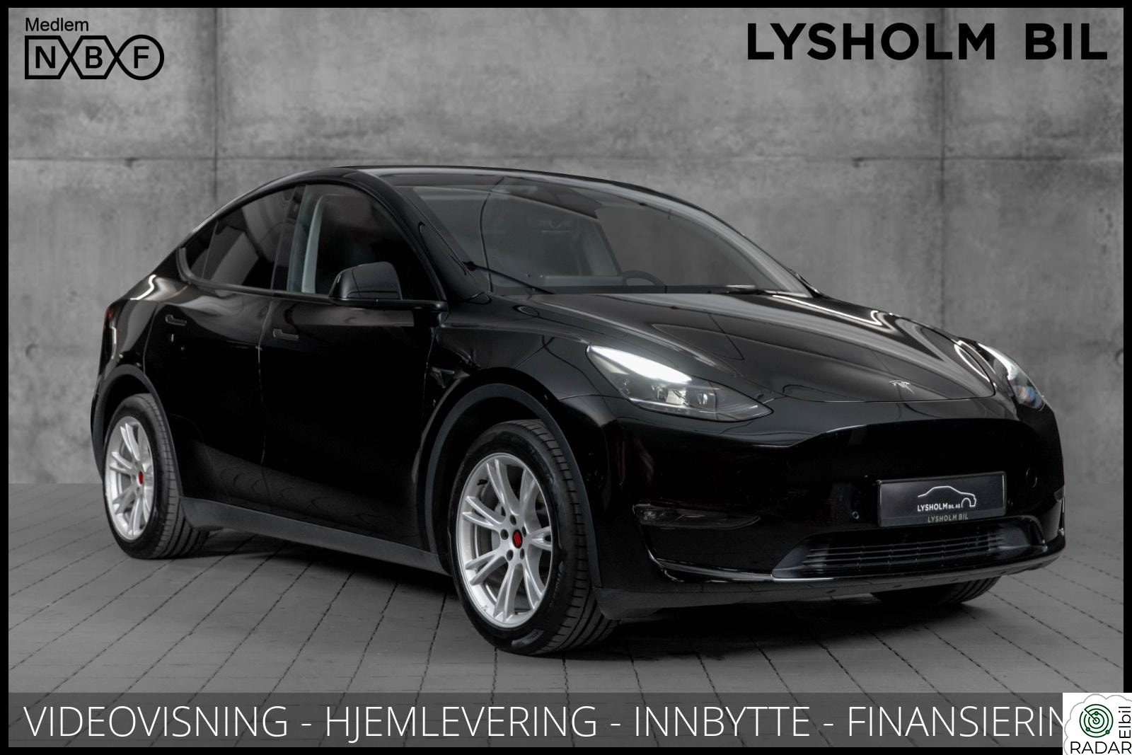 TESLA Model Y Long Range/Premiumpakke/Hengerfeste/Vinterpakke/HiFi