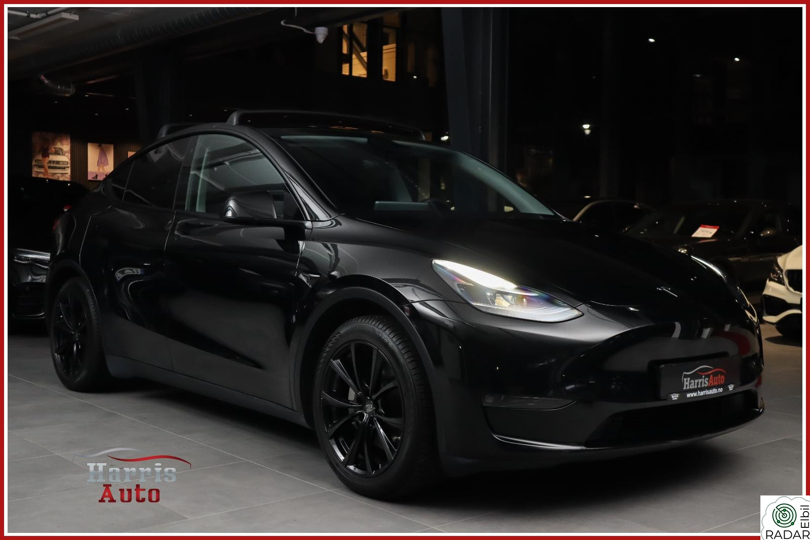 TESLA Model Y LR AWD BLACK ON BLACK HENGERFESTE AUTOPILOT 1 EIER!!