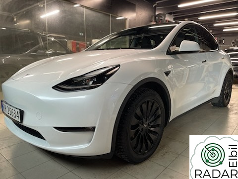 TESLA Model Y LR AWD/Premium/565 WLTP/Krok/Skinn/Varmepumpe/Norsk