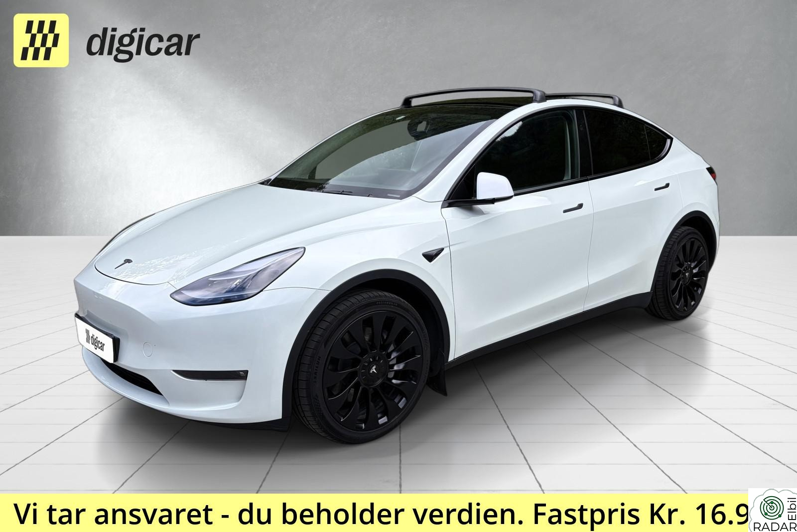 TESLA Model Y Long Range AWD / Hengerfeste / Sommer- og vinterhjul /+