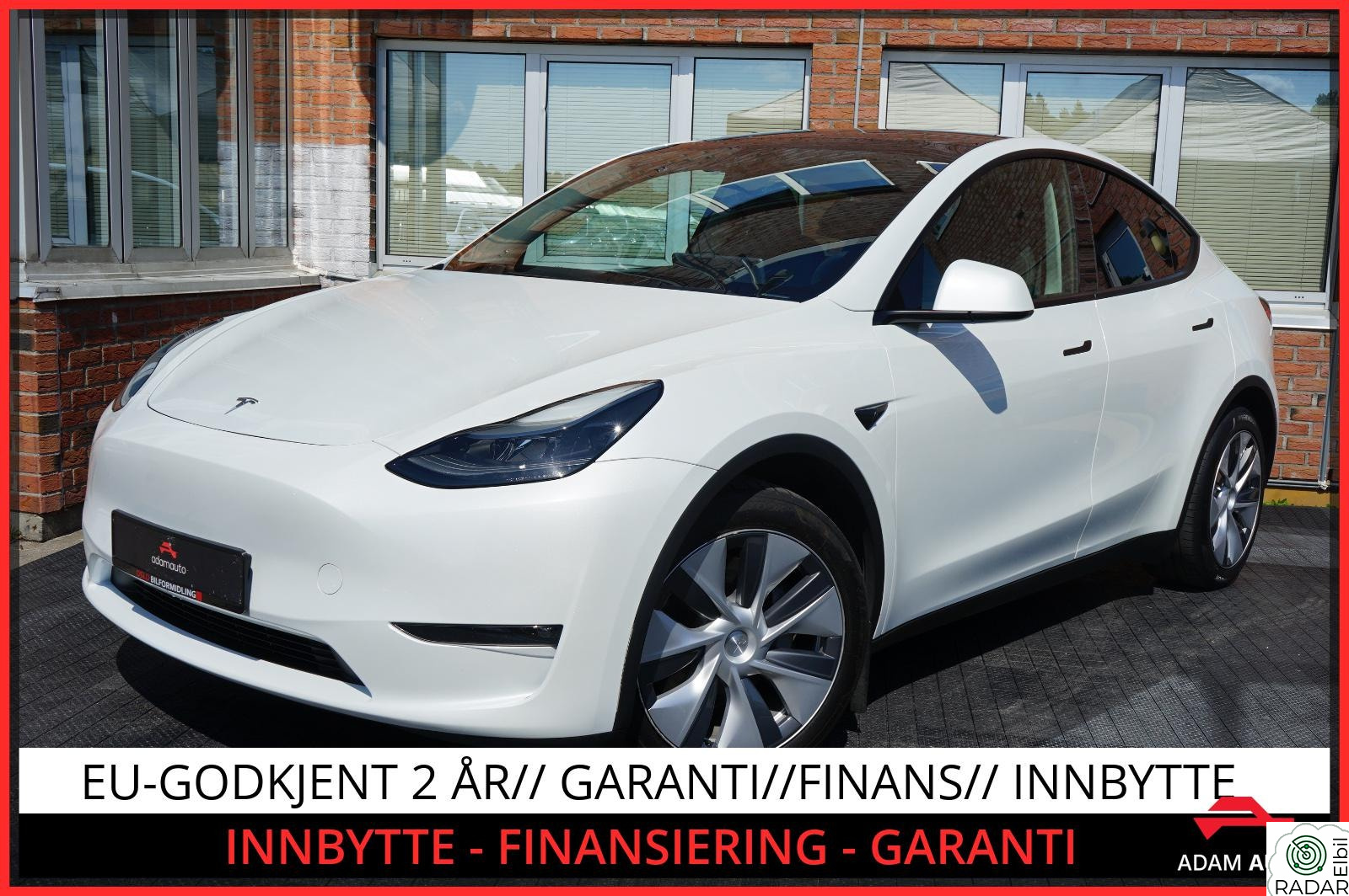 TESLA Model Y Y LONG RANGE UTGAVE-SE DETALJER-SE FARGEKOMBINASJON++++