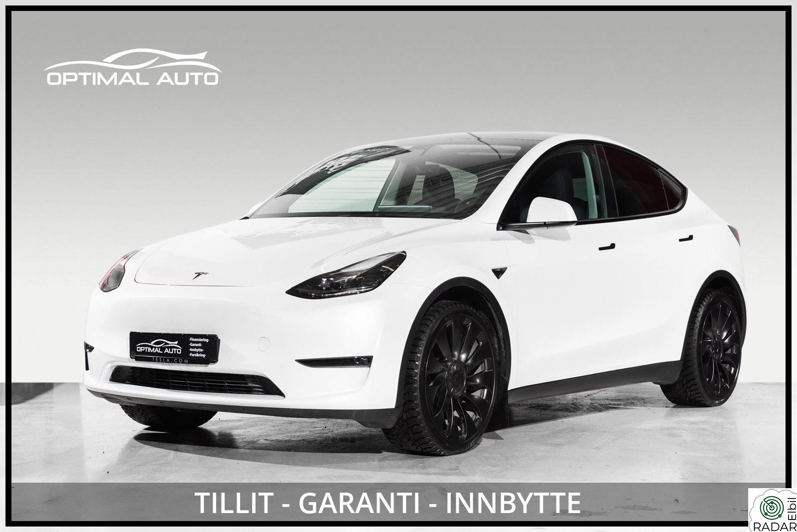 TESLA Model Y Long Range AWD 530 KM/Skinn/Pano/S&V Hjul/Krok/EU2027/+