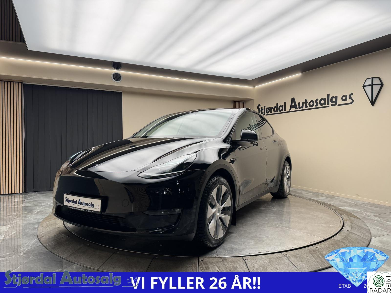TESLA Model Y LR/Berlin/Krok/Skinn/AP/Premium/ACC/Lav-km/Norsk,Ditec
