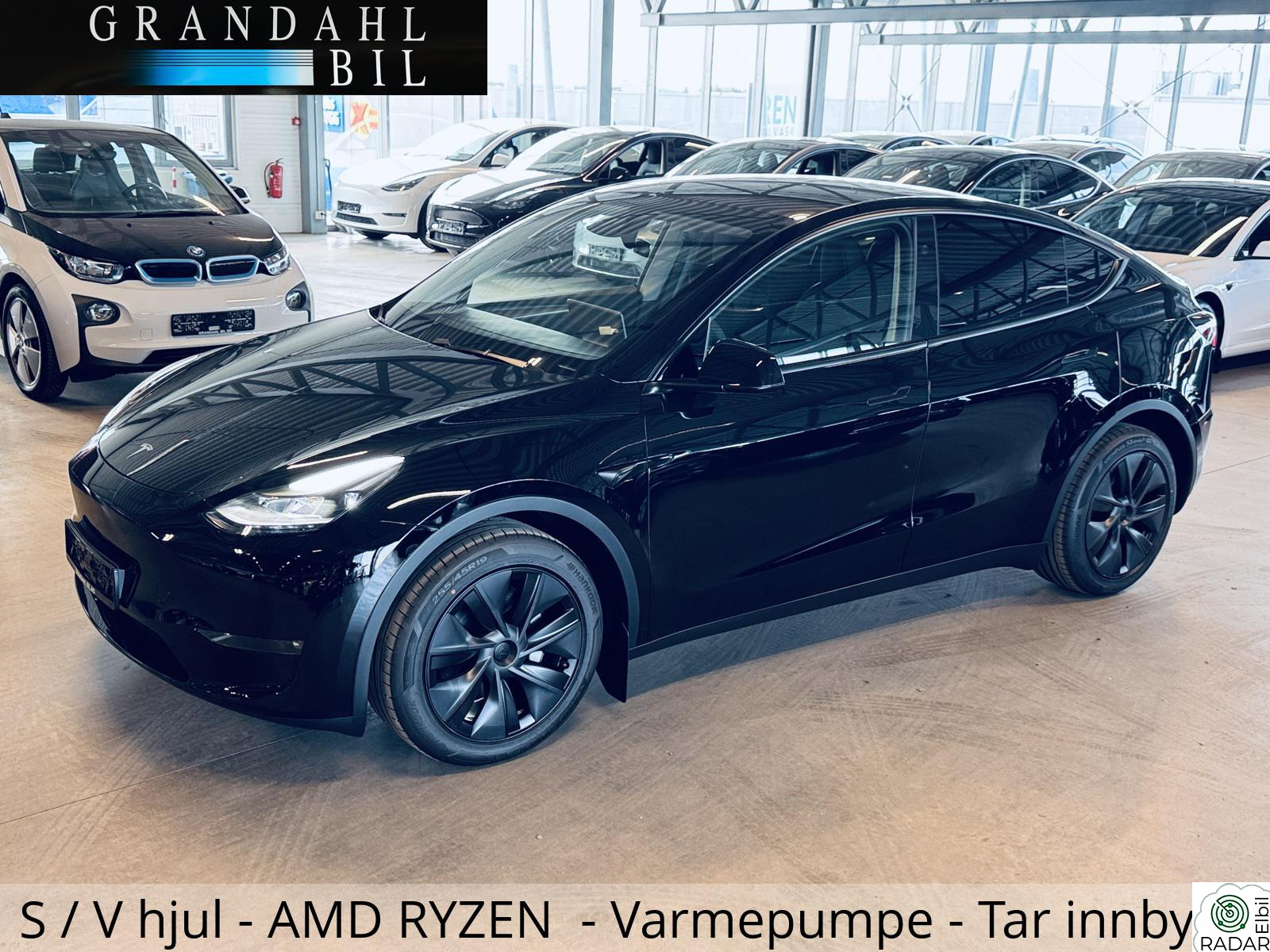 TESLA Model Y LONG RANGE - 4WD - HENGERFESTE - Tar innbytte