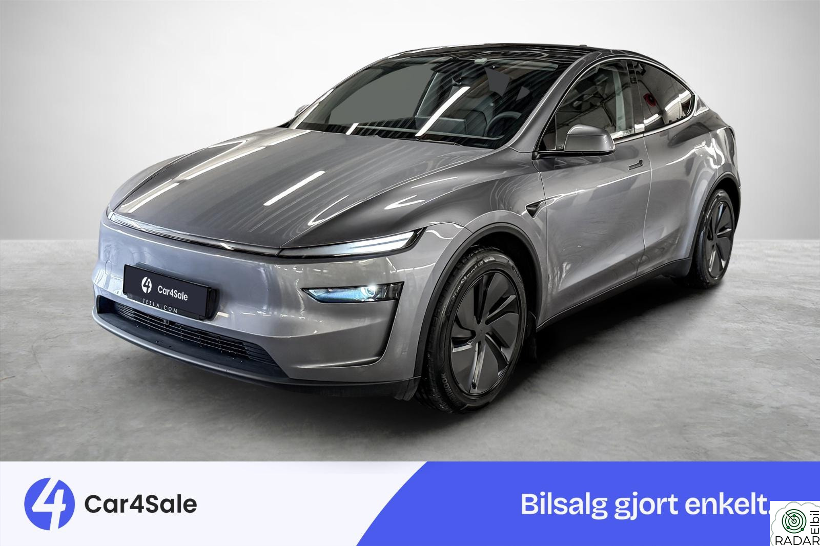 TESLA Model Y LR AWD 568km / Quicksilver / Hengerfeste / S+V / Norsk