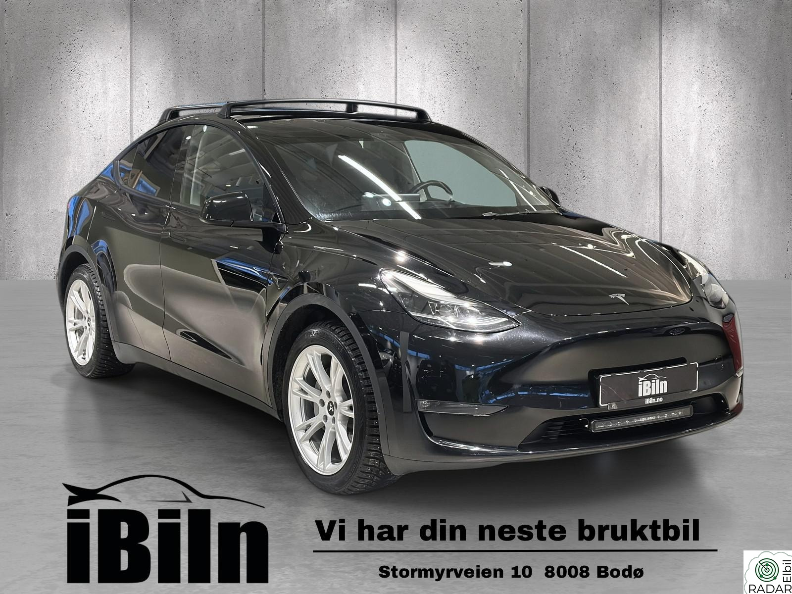 TESLA Model Y Long Range AWD, Hengerfeste, LEDbar, Takstativ++