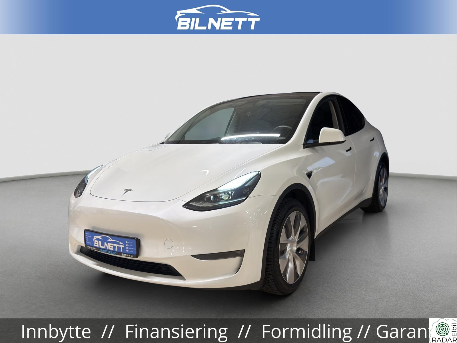 TESLA Model Y Long Range AWD 533KM/Skinn/AP/Pano/R.Kamera/H.Feste