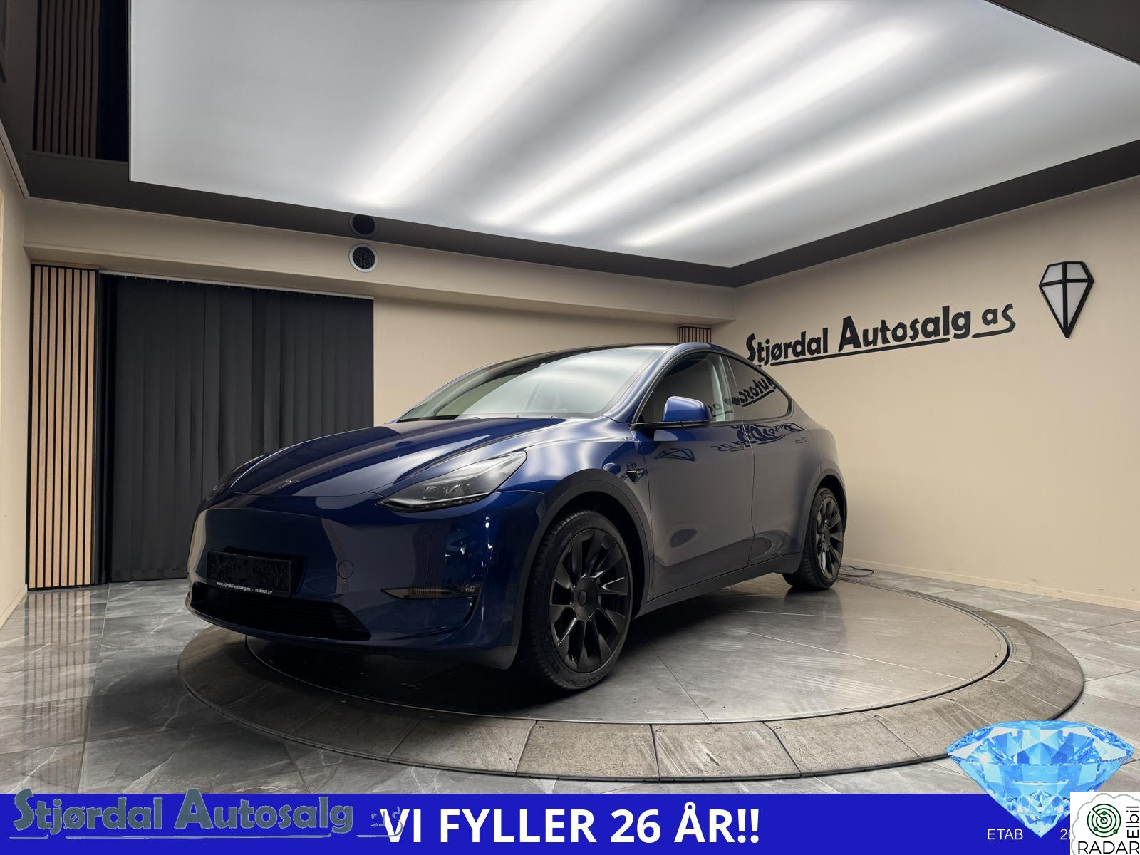 TESLA Model Y LR/Berlin/Krok/Skinn/AP/Premium/ACC/Norsk/1eier/Garanti