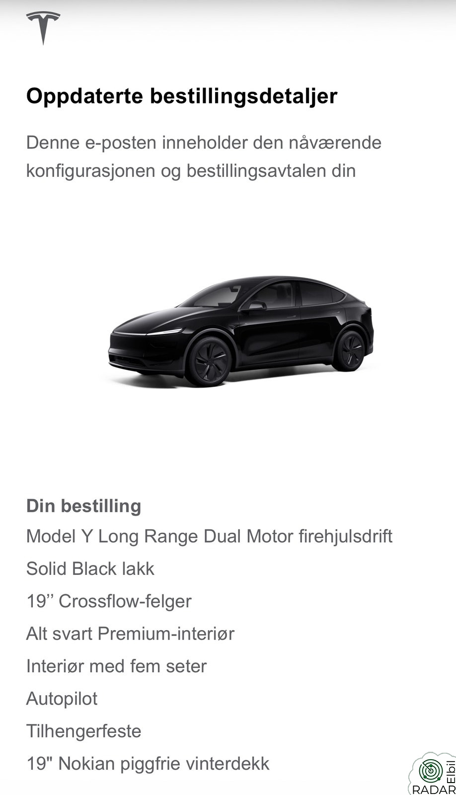 TESLA Model Y Long Range AWD