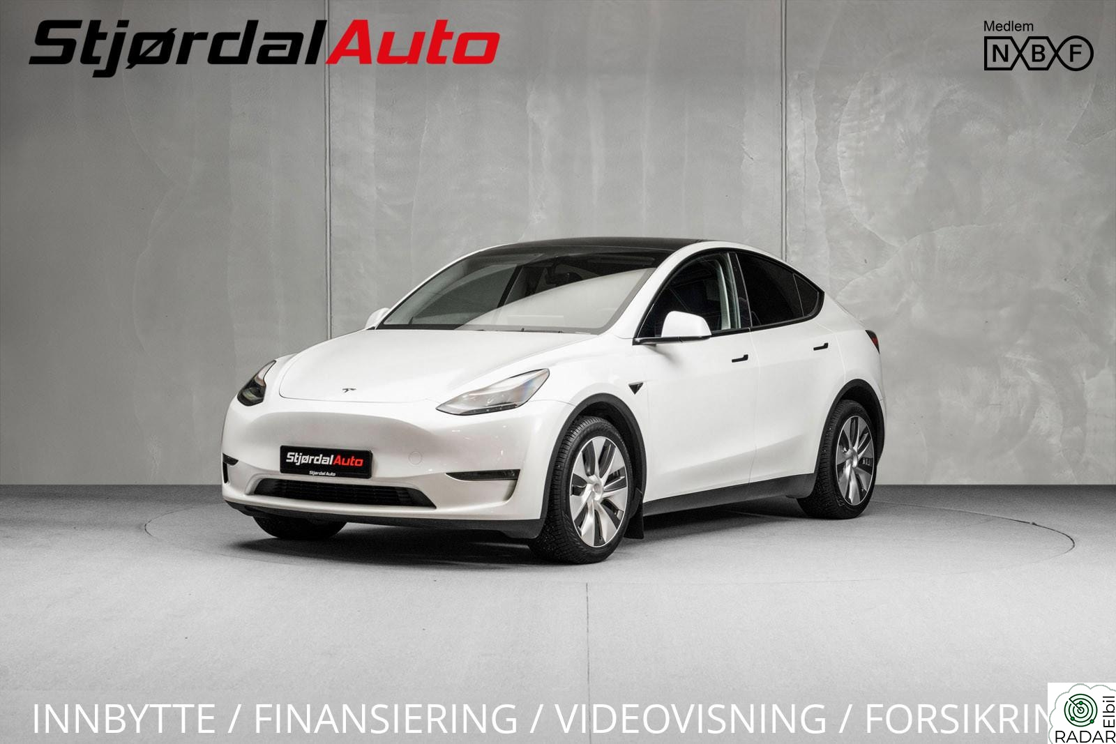TESLA Model Y LR AWD 533WLTP/KROK/NYEDEKK/NYSERVICE/A.PILOT/LED/SKINN