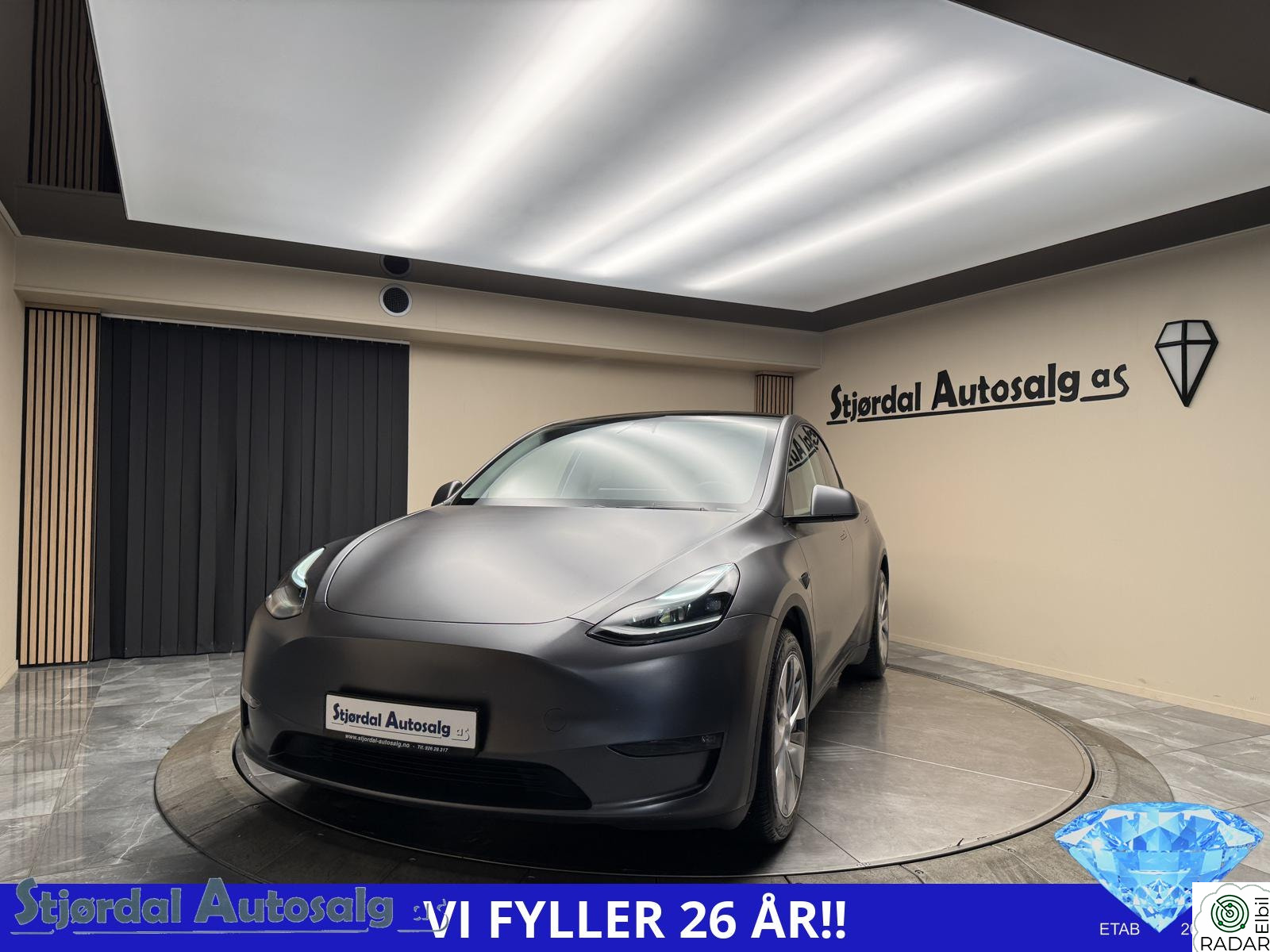 TESLA Model Y LR/BOOST/Berlin/Krok/Skinn/AP Premium/ACC/Lav-km/Norsk