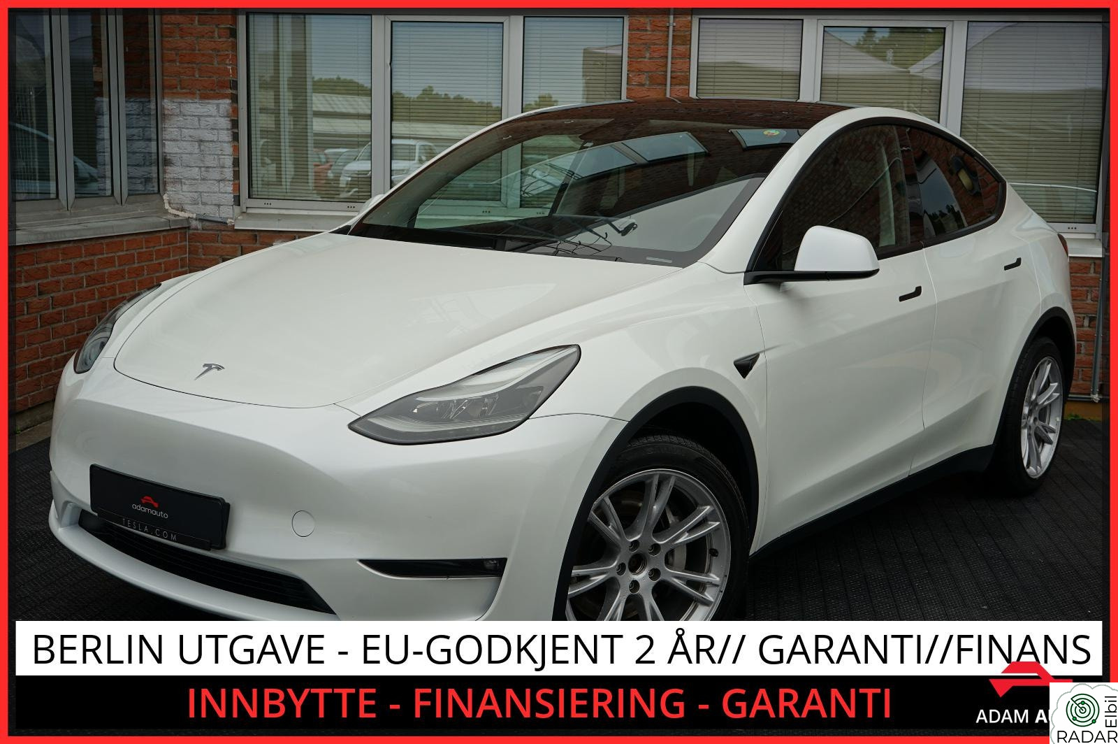 TESLA Model Y Y LONG RANGE UTGAVE-SE DETALJER-SE FARGEKOMBINASJON++++