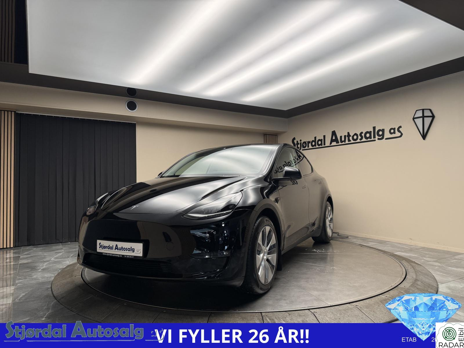 TESLA Model Y LR/Berlin/Krok/Skinn/AP/Premium/ACC/Lav-km/Norsk 1 eier
