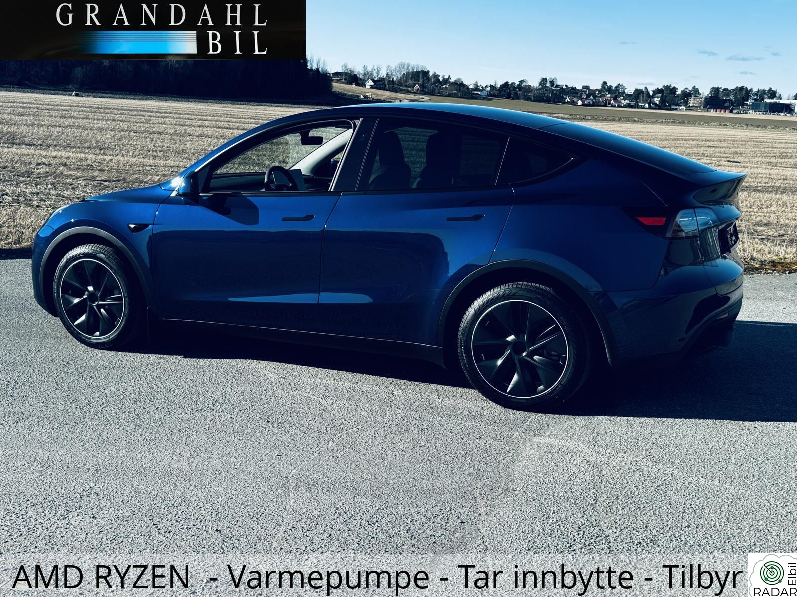 TESLA Model Y LR 4WD NY I NORGE Hengerfeste Sjekk Farge Tar innbytte