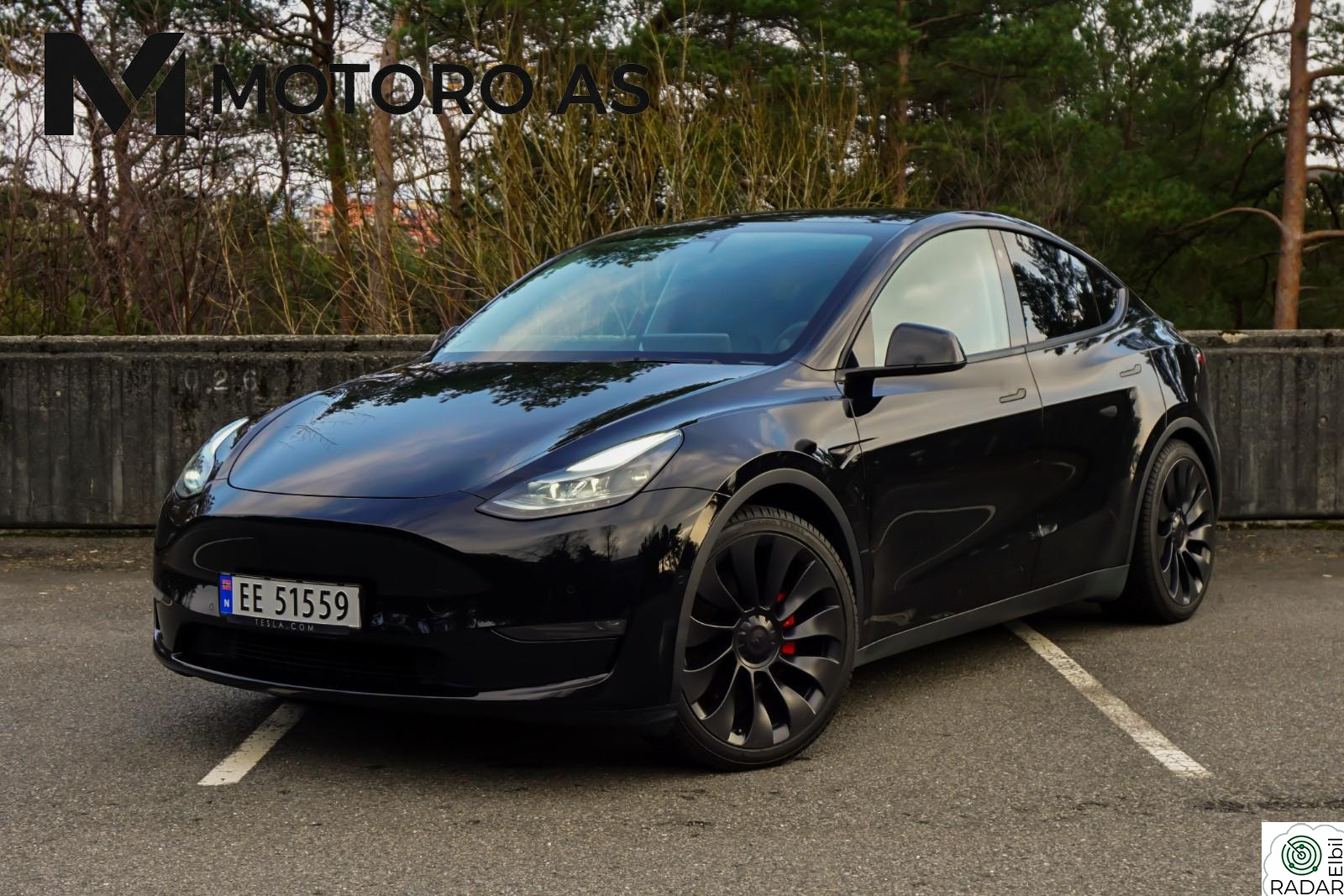 TESLA Model Y Performance AWD/Krok/AP/21" S+V Hjul | Nye dekk V+S