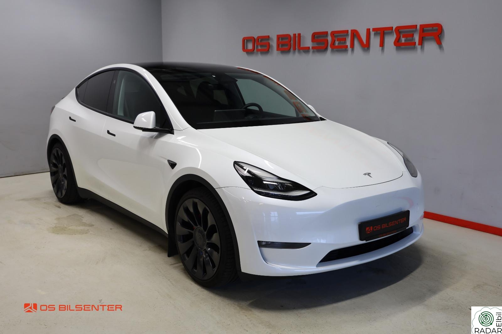TESLA Model Y Performance, 1 Eier, Skinn,Hengerfeste,Panroama ++
