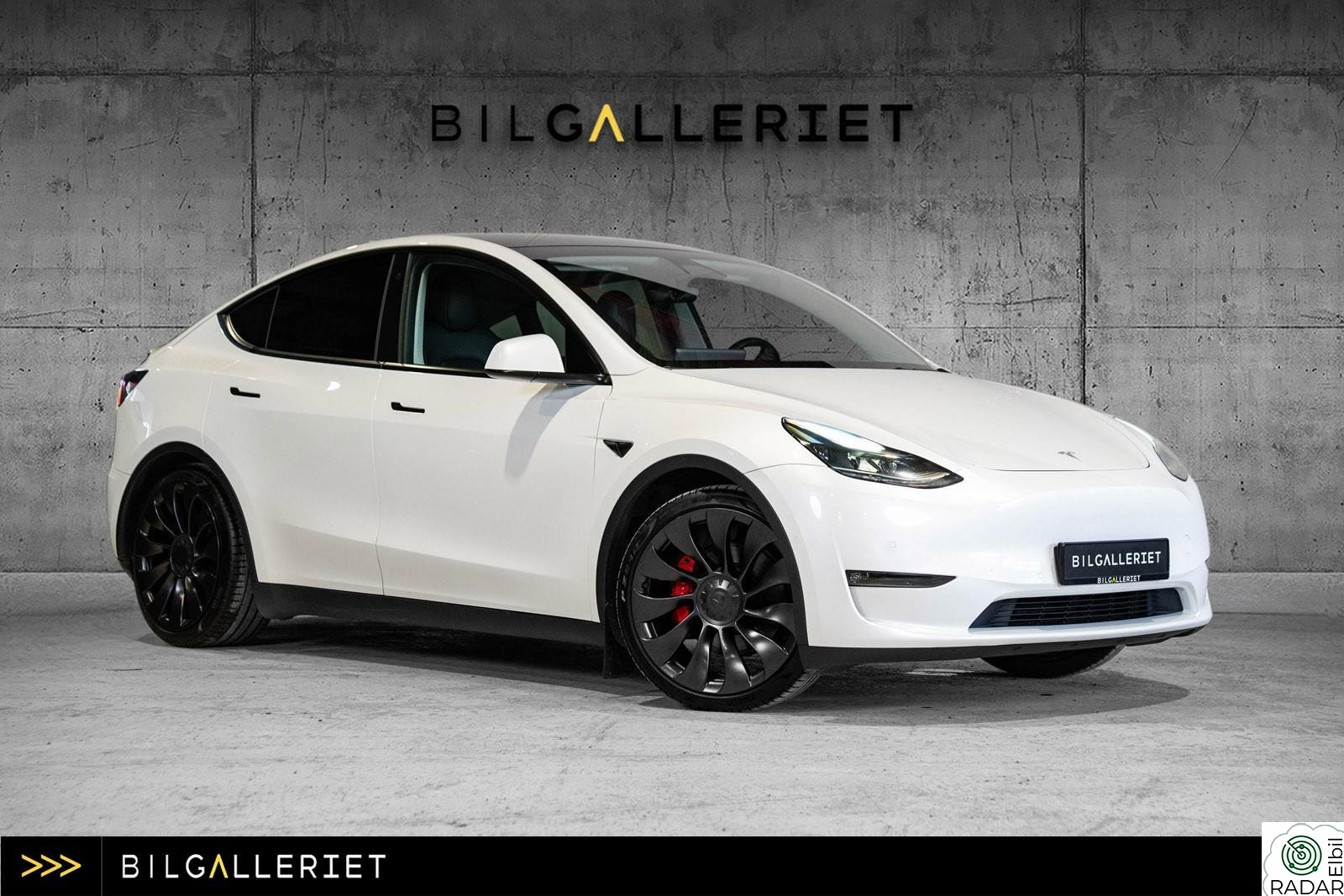 TESLA Model Y PERFORMANCE/2X 21´HJUL/NY EU//P-SENSORER/SKINN/INNBYTTE