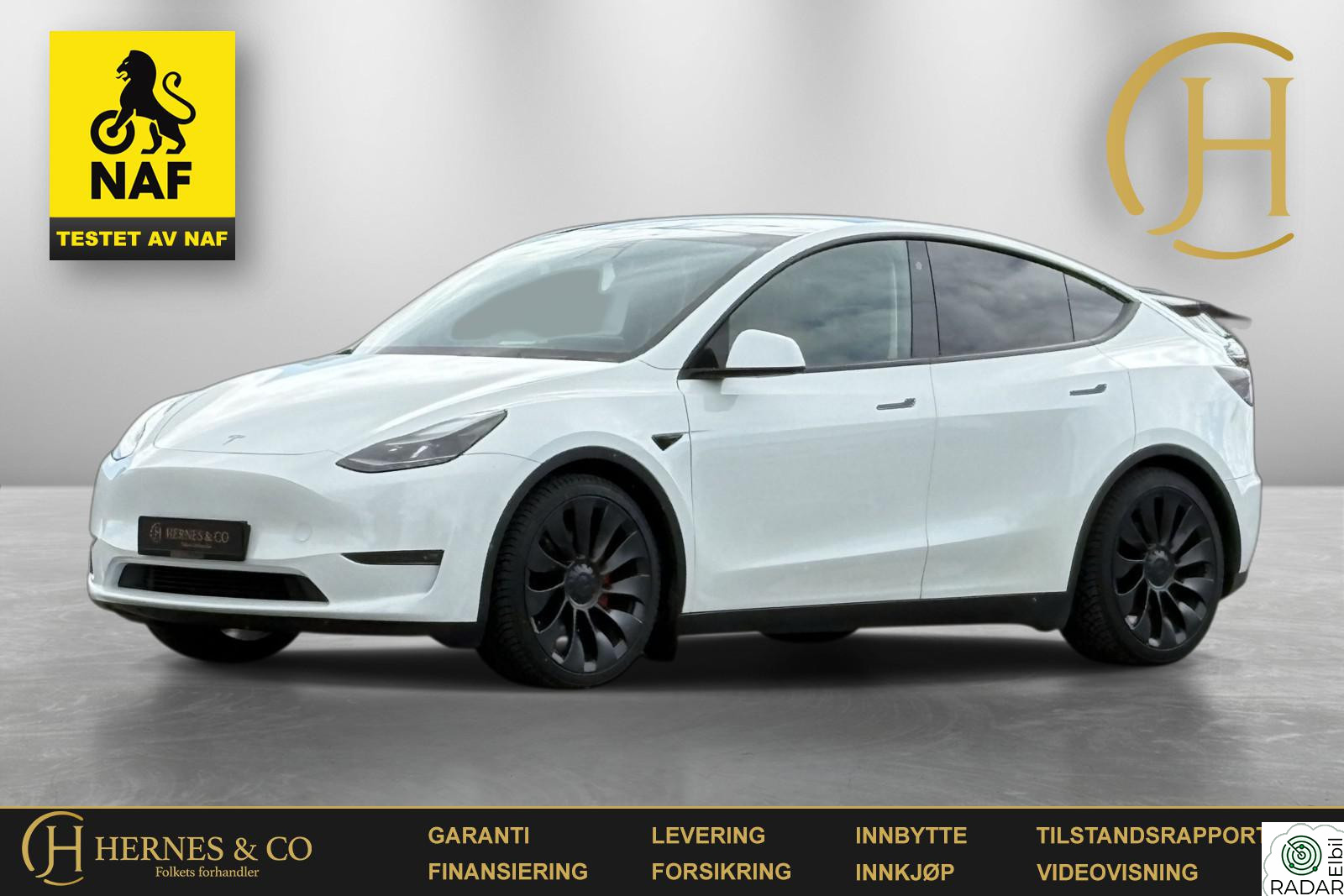 TESLA Model Y Performance/AWD/NAF/Krok/Autopilot/NAV/Skinn/S+V/+++