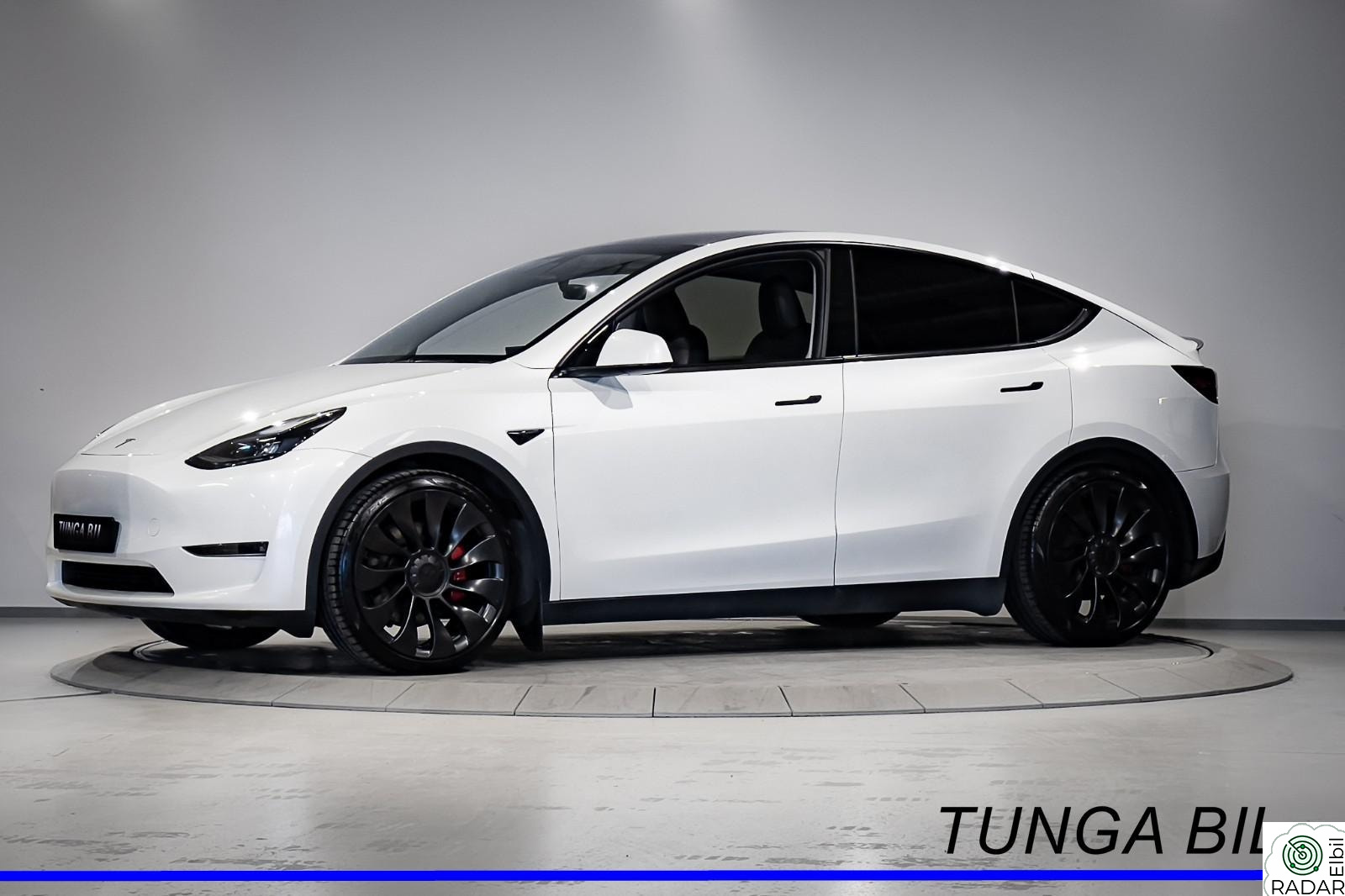 TESLA Model Y Performance AWD, P.sensorer, H.feste | kr 3.790,- mnd!