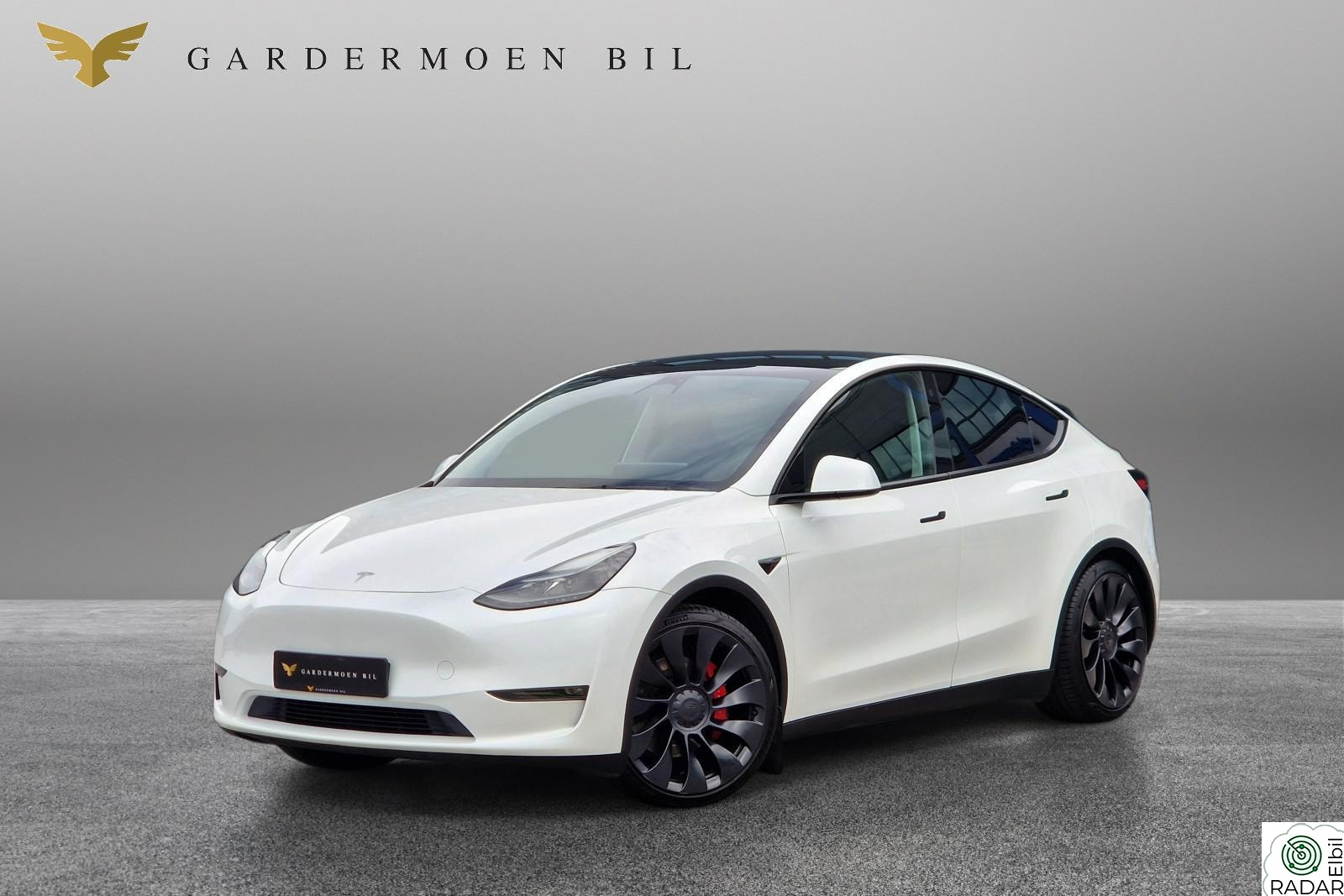 TESLA Model Y Performance/AWD/Ryzen/Premium/2x21"/Nye sommerdekk