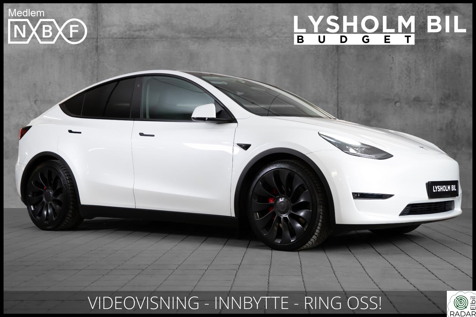TESLA Model Y Performance/Premium/2x Uberturbine/Hengerfeste/Skinn