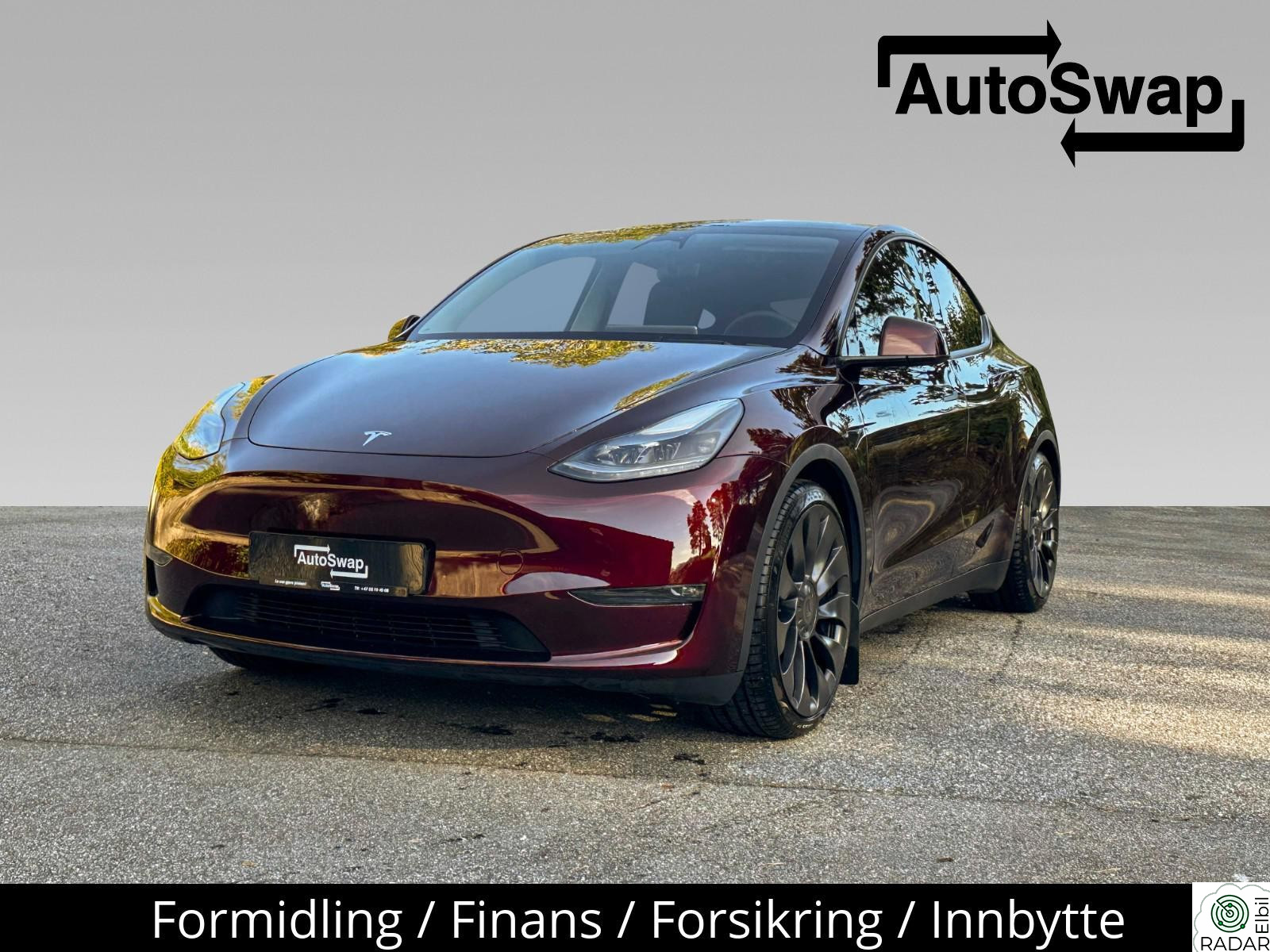 TESLA Model Y LR Performance. AP/Skinn/Hifi/Vinter/Krok/21"+19"