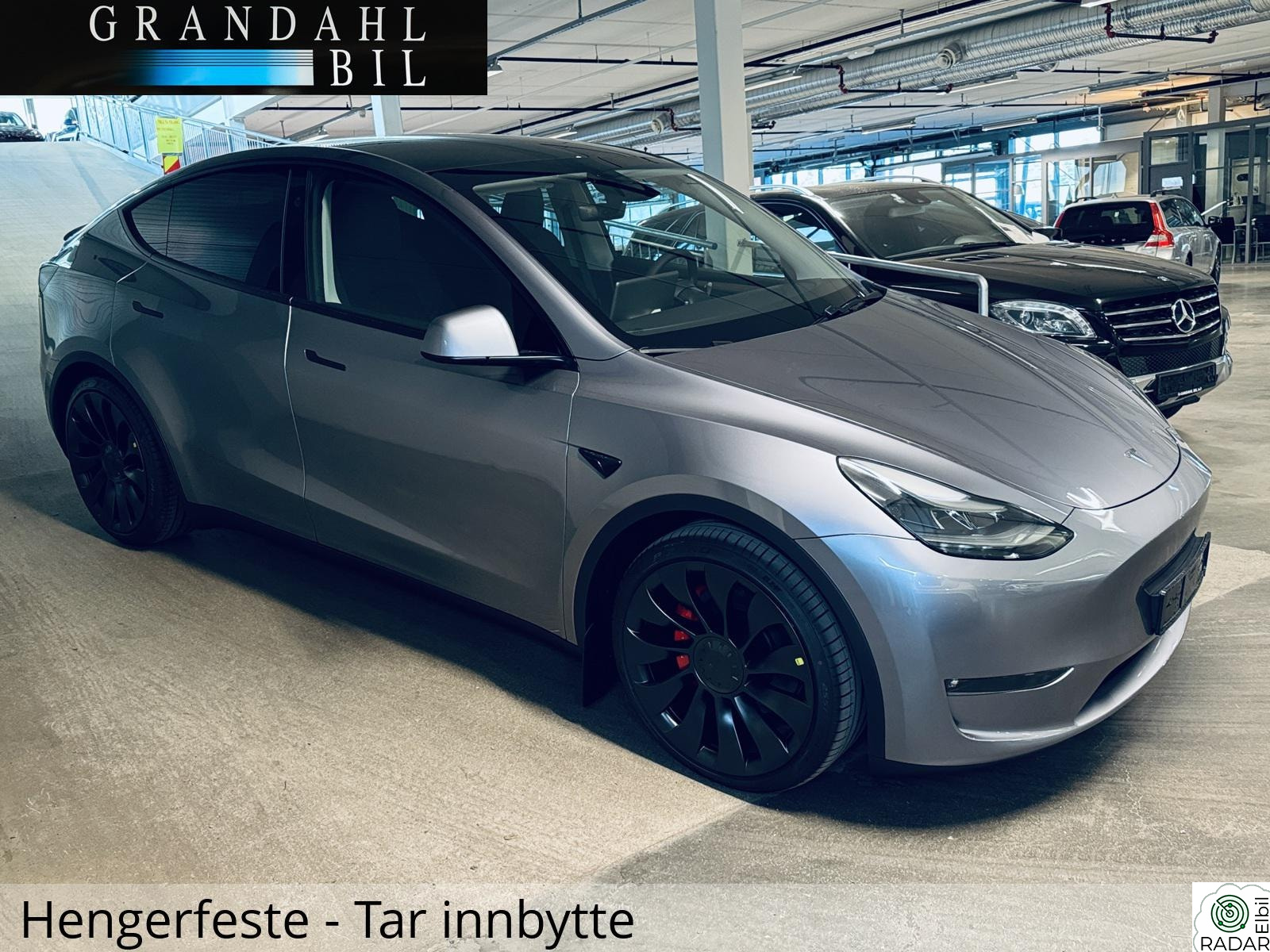 TESLA Model Y LR - PERFORMANCE - Hengerfeste - "NYBIL" - Tar innbytte