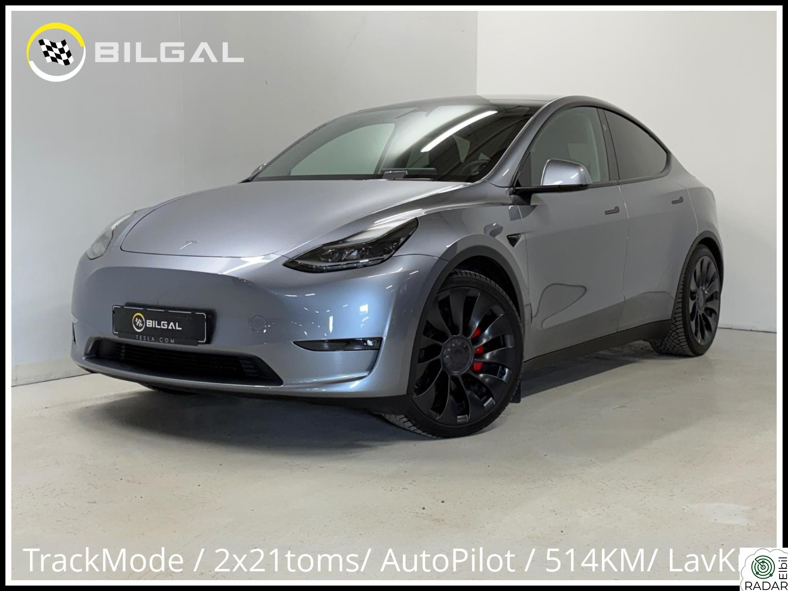 TESLA Model Y Performance 534HK 4x4 SortOptikk HiFi Krok Vinterpakke