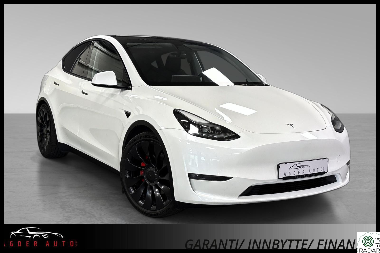 TESLA Model Y Performance AWD Skinn/Hengerfeste/ACC/Kamera/AP/21