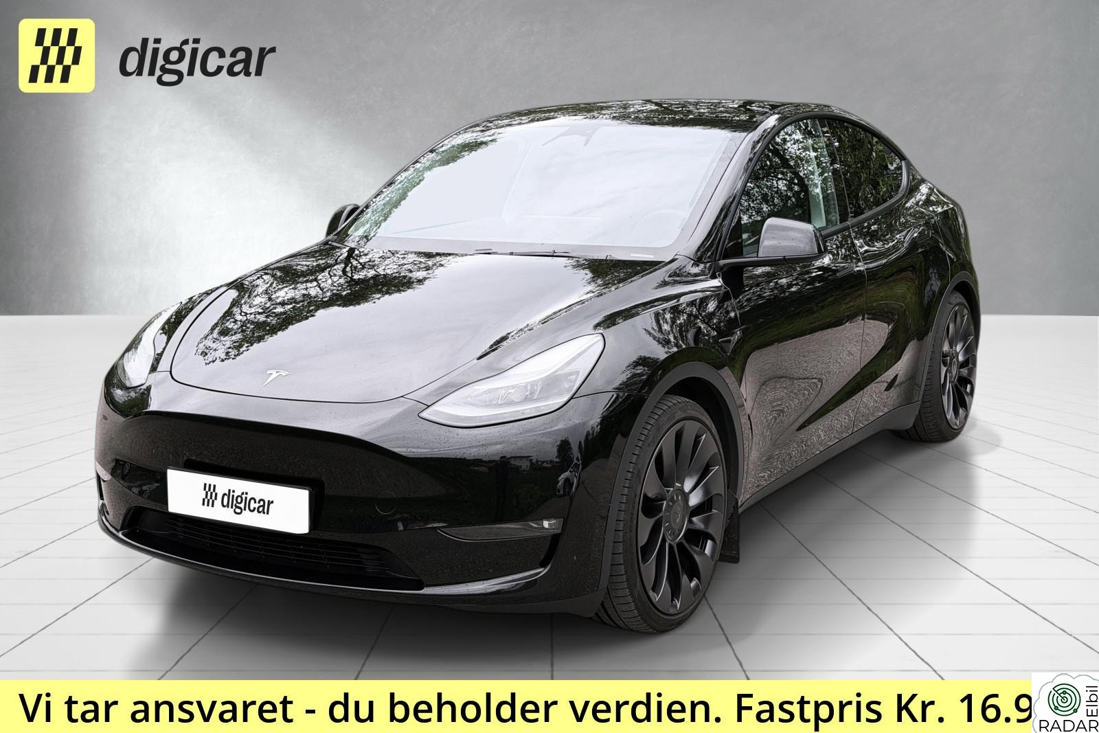 TESLA Model Y Performance AWD / Hengerfeste / 21" Überturbine-felger