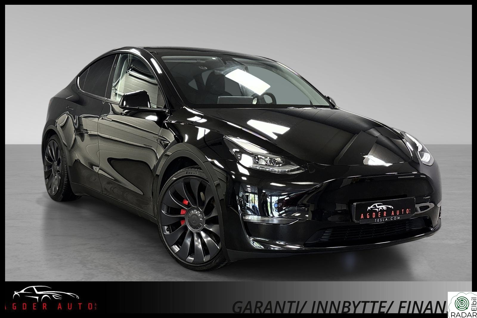 TESLA Model Y Performance AWD Skinn/Kamera/ACC/Hengerfeste/AP/2x21"