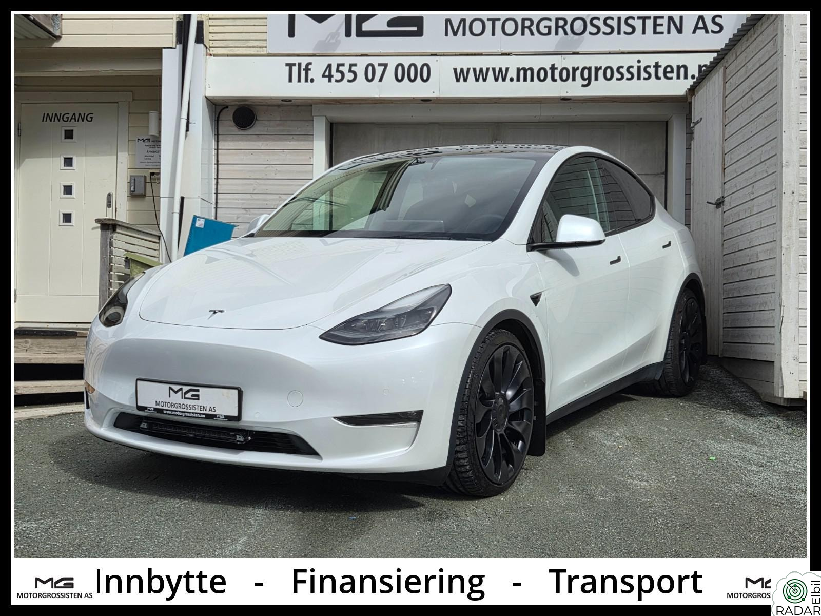 TESLA Model Y Performance AWD WLTP 514km - Ny service. ny Eu