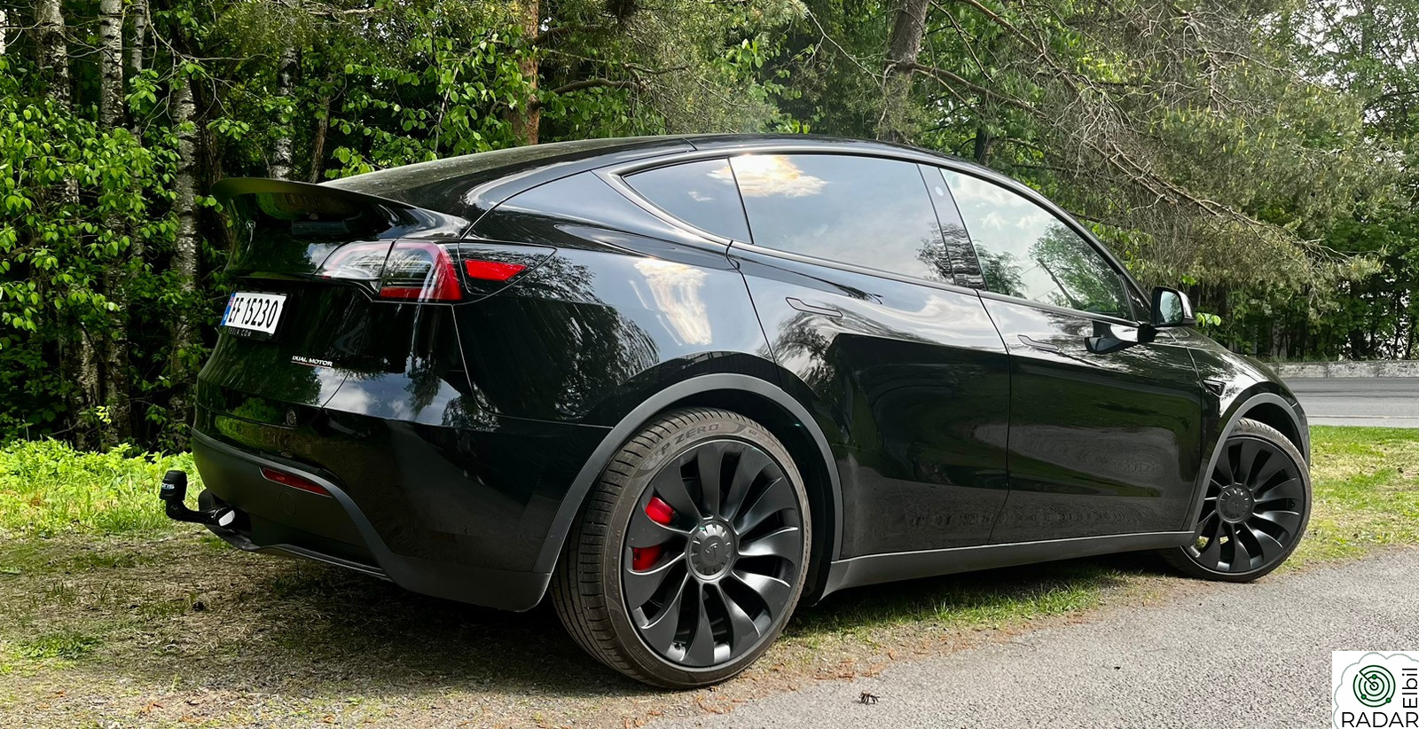 TESLA Model Y Allblack, Performance AWD, AP, HF, Original 21 S+V