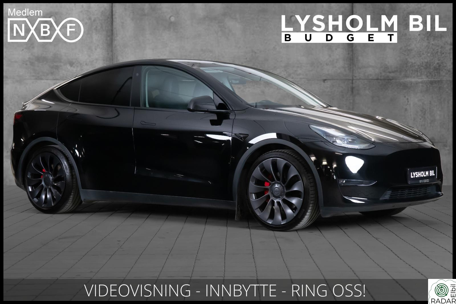 TESLA Model Y Performance/Premium/2x Uberturbine/Hengerfeste/Skinn