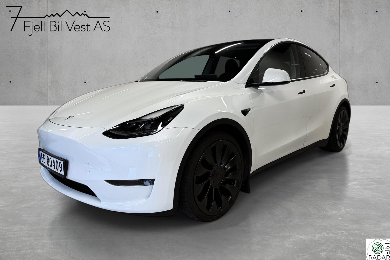 TESLA Model Y Performance Norsk Krok AP Skinn Hifi Vinterpakke 21+19