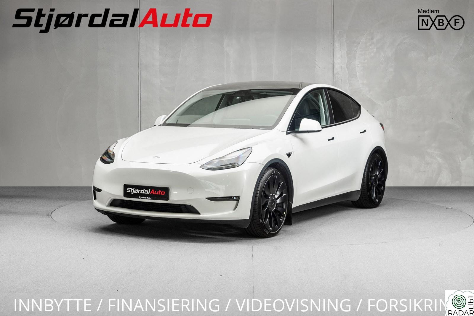 TESLA Model Y AWD Performance 21"+21"/NORSKBIL/PERFORMANCE