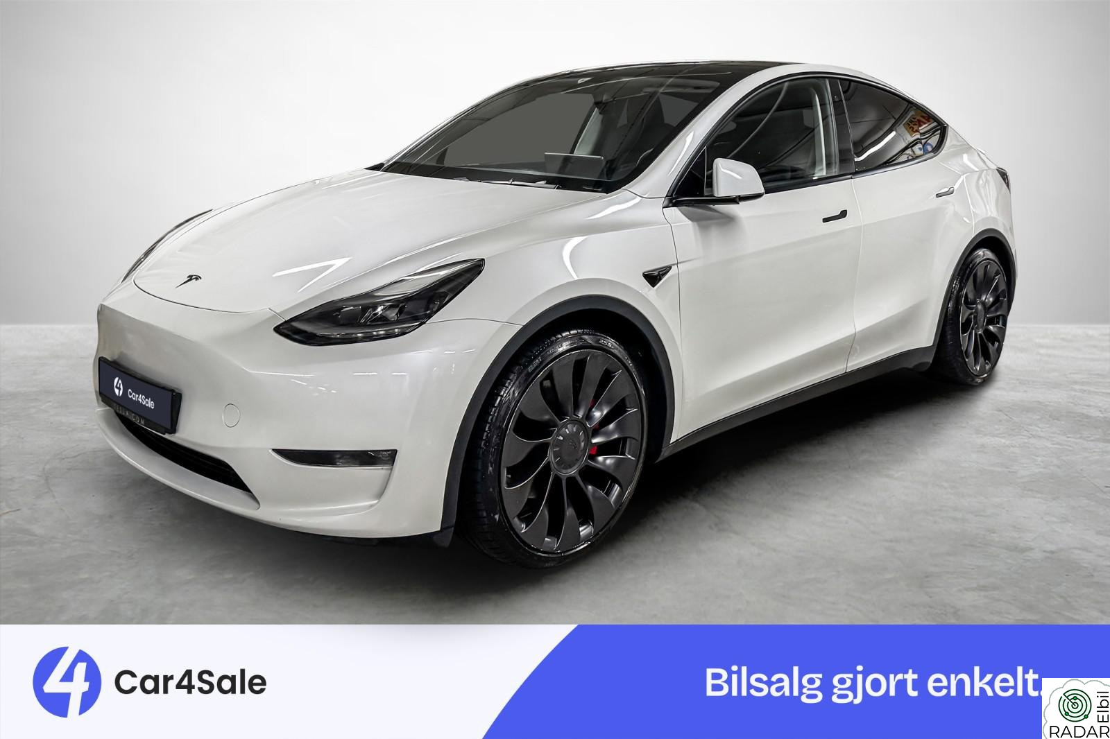 TESLA Model Y Performance 514km/ 1 Eier/ AP/ P.Varm/ Krok/ S+V/ Norsk