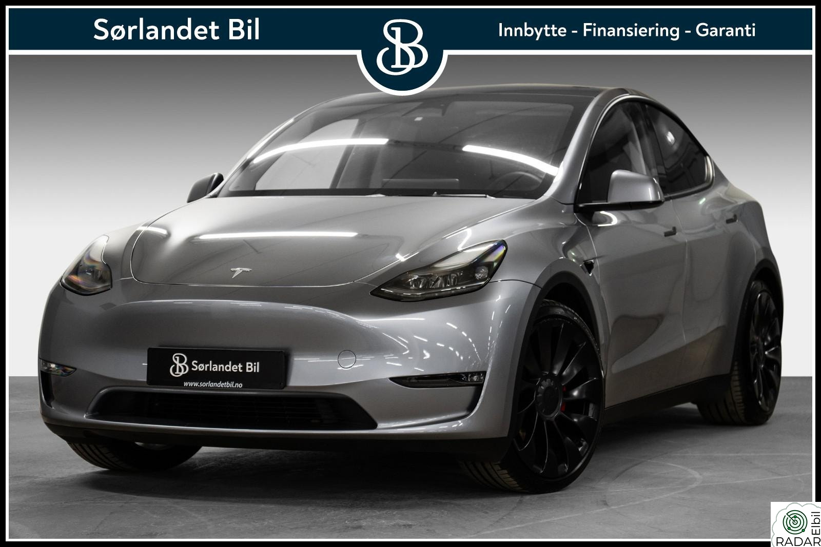 TESLA Model Y PERFORMANCE / LAV KM! / EN-EIER / PREMIUM / KROK / 21"