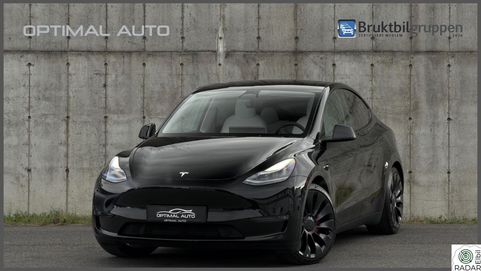 TESLA Model Y Performance AWD/Skinn/Pano/21"/S&V Hjul/Krok/++