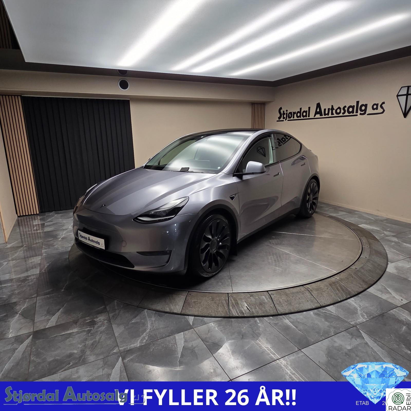 TESLA Model Y Berlin/4x4/Performance/Krok/Skinn/AP/ACC/Norsk/1eier