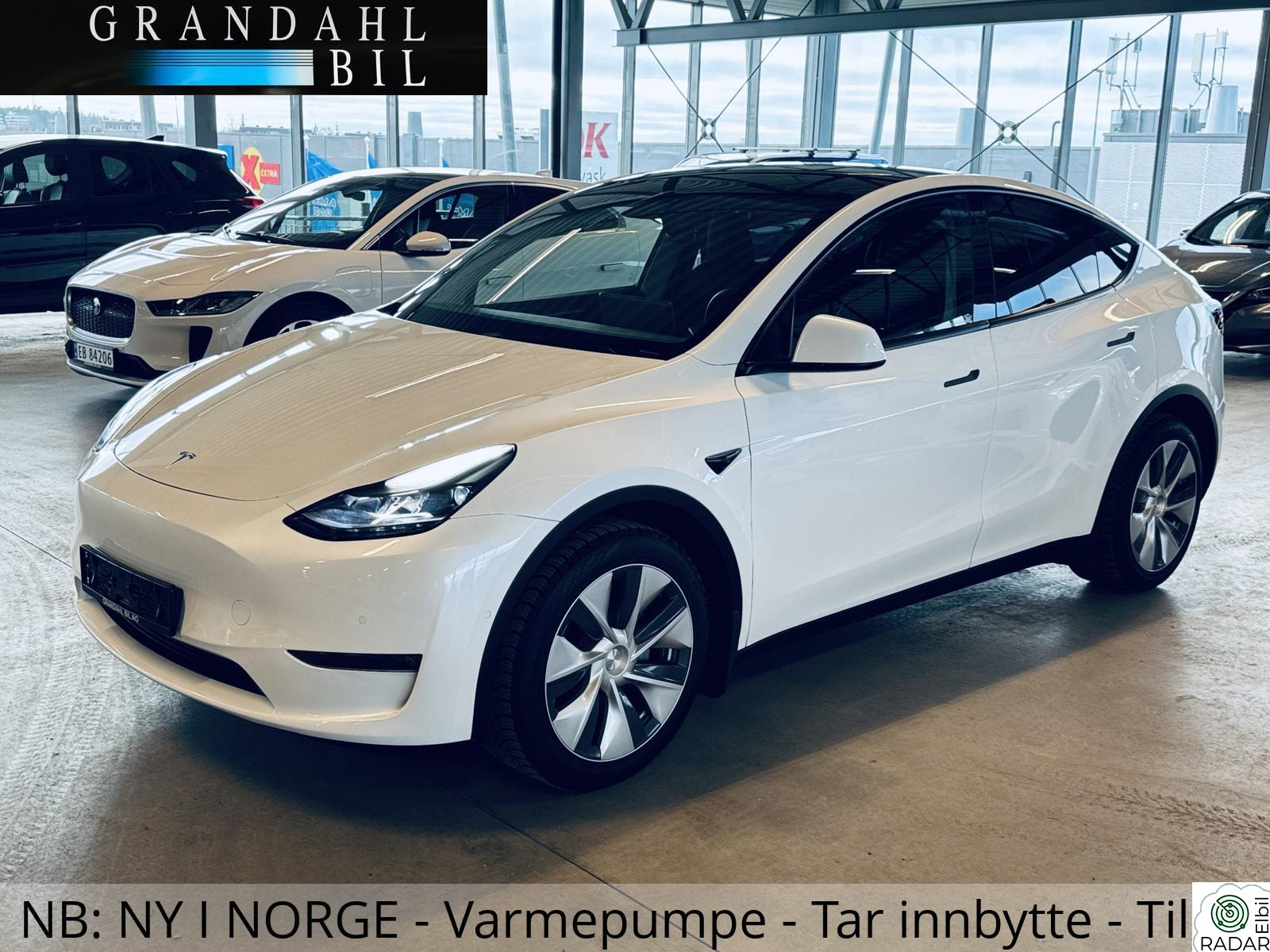 TESLA Model Y SR- WLTP 455 KM- Autopilot -Skinn -AMD Ryzen - Krok
