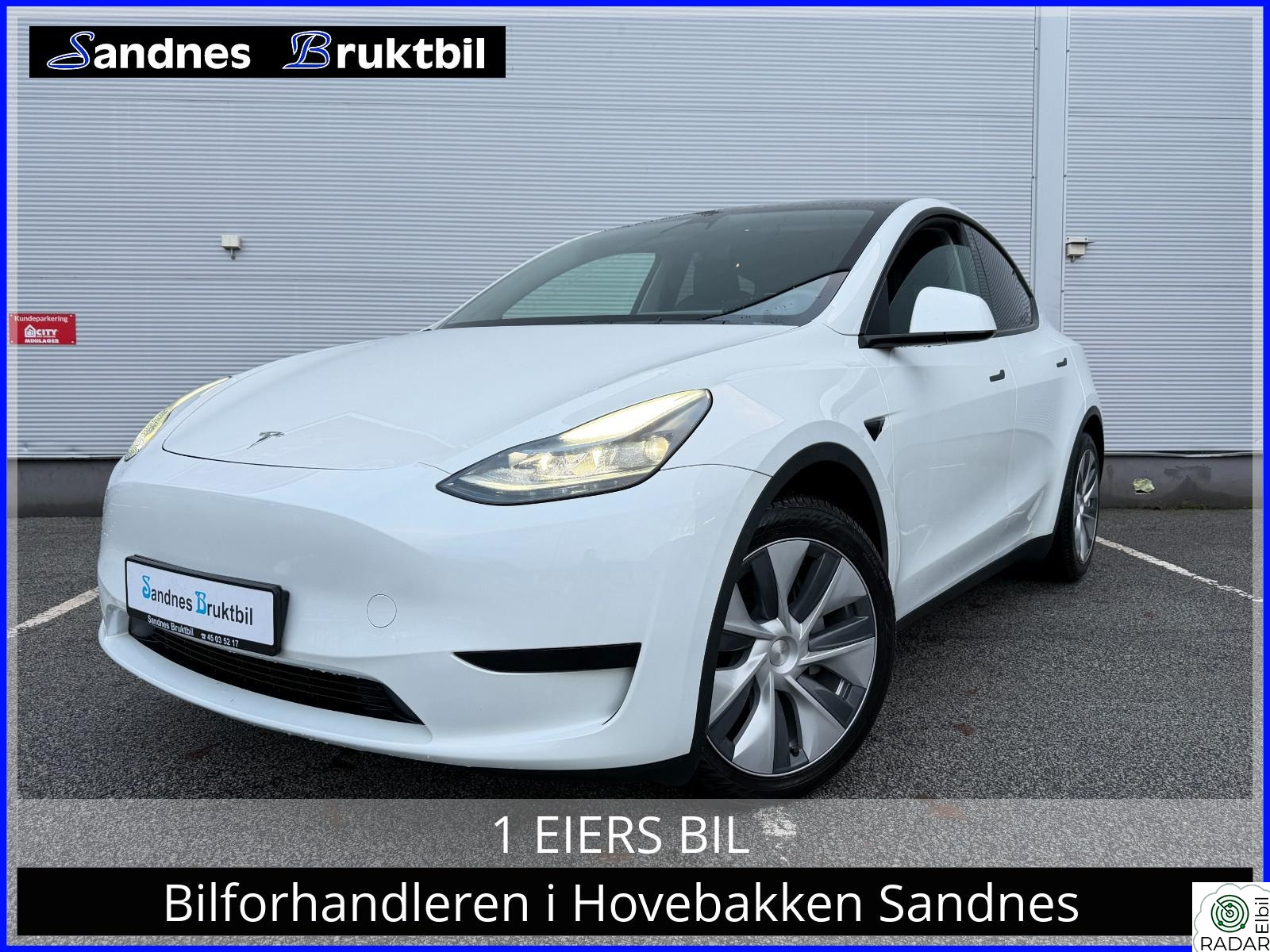 TESLA Model Y SR,SKINN,KROK,KAMERA,DAB+,PANO,VINTERPAKKE,NAVI,TLF,